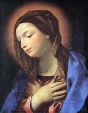  Baroque Canvas - VirGiN of the Annunciation Baroque Guido Reni